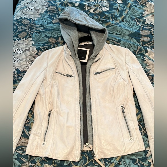 Wolf & Badger Jackets & Blazers - Mauritius Nola Leather Bomber Jacket Wolf & Badger Sz 8/Small ?